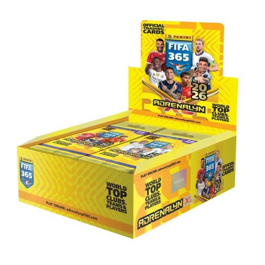 Fifa 365 Adrenalyn XL 2026 saszetka fat pack – Box zawierający 10 saszetek