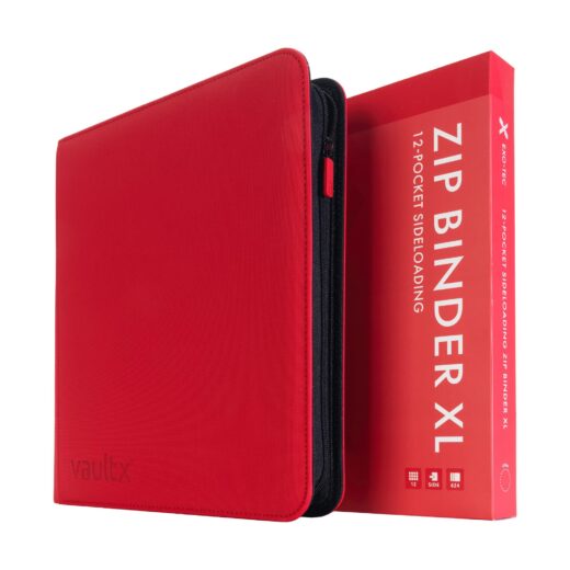 Binder Vault X Premium eXo-Tec Zip na 624 kart czerwony